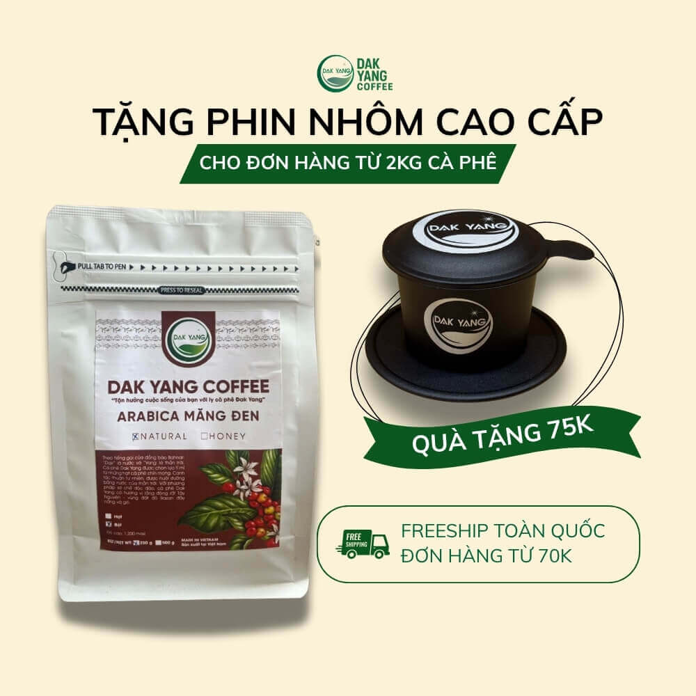 Arabica Măng Đen 250g - Cà Phê Nguyên Chất - Dak Yang Coffee - Ảnh 3
