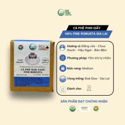 Fine robusta phin giấy - cà phê nguyên chất - Dak Yang Coffee