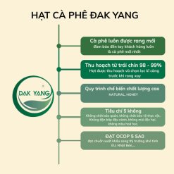 Hạt cà phê Dak Yang - cà phê nguyên chất - Dak Yang Coffee