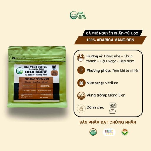 arabica túi lọc - cà phê nguyên chất - Dak Yang Coffee (2)