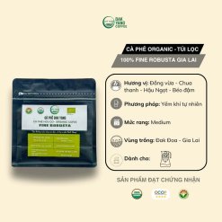 robusta hữu cơ - cà phê nguyên chất - Dak Yang Coffee